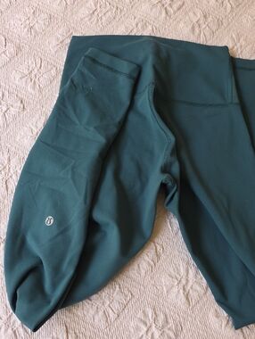 lululemon athletica Teal Green High-Rise Leggings